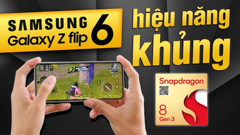 Z Flip 6 chạy mượt mà với chip Snapdragon 8 Gen 3